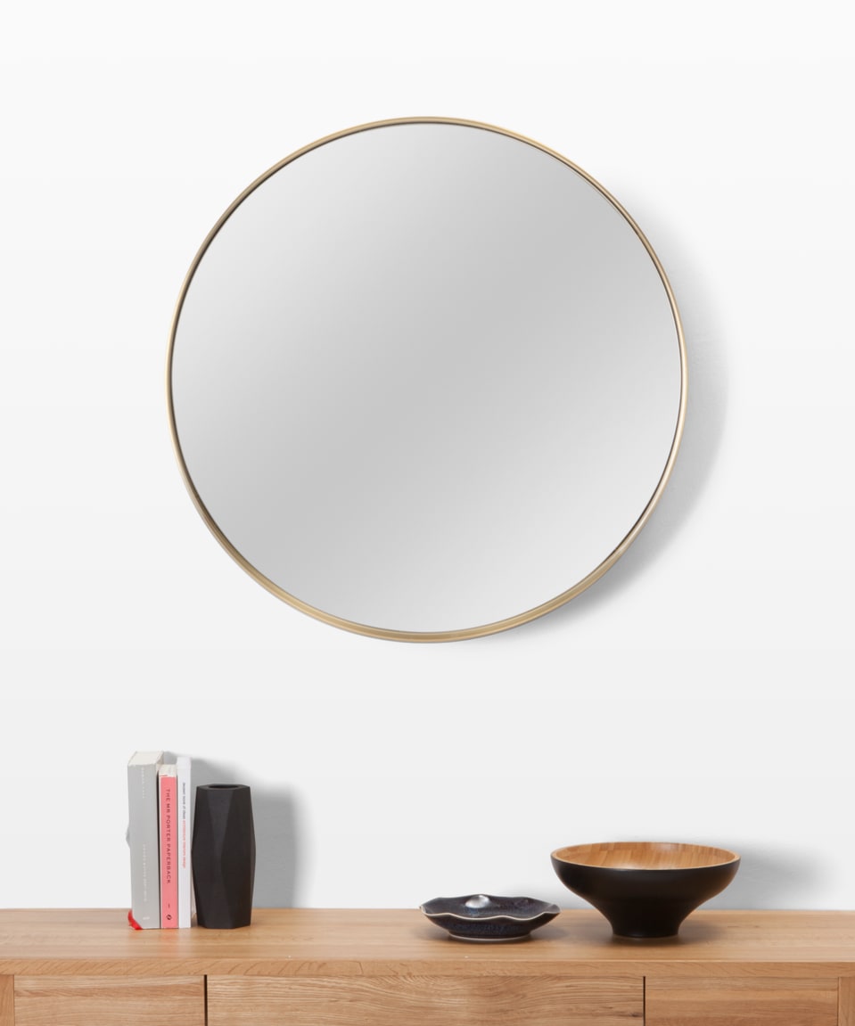 Gold mirror