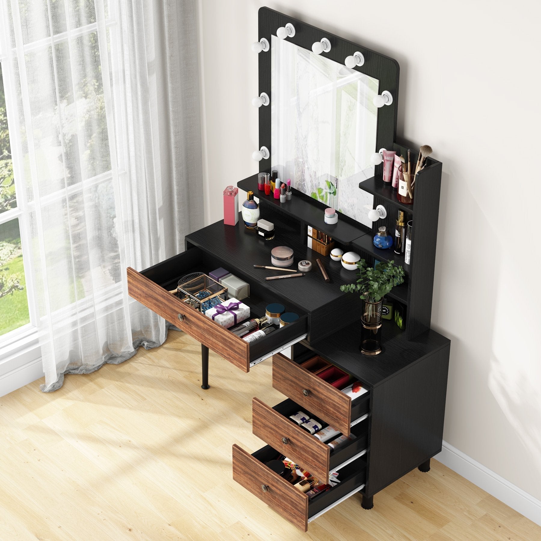 Vintage makeup vanity