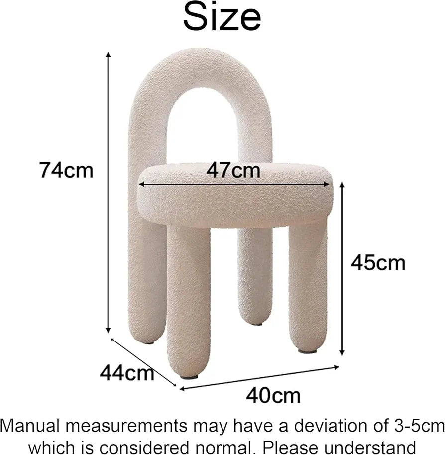 Faw vanity chair
