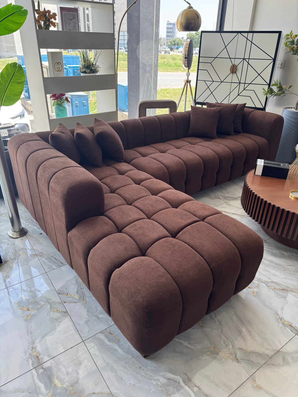 Bear l shape sofa