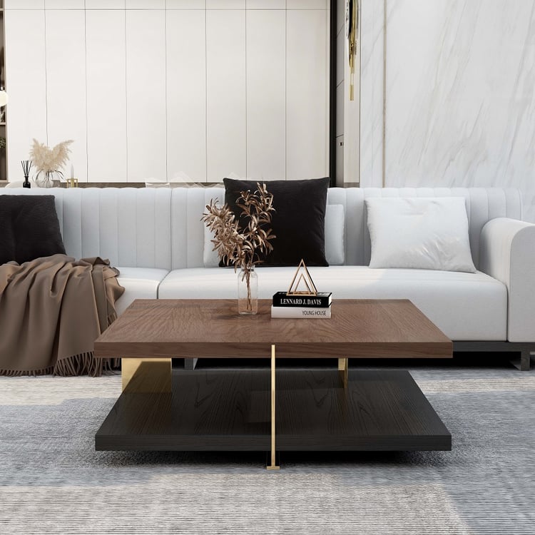 Walnut coffee table