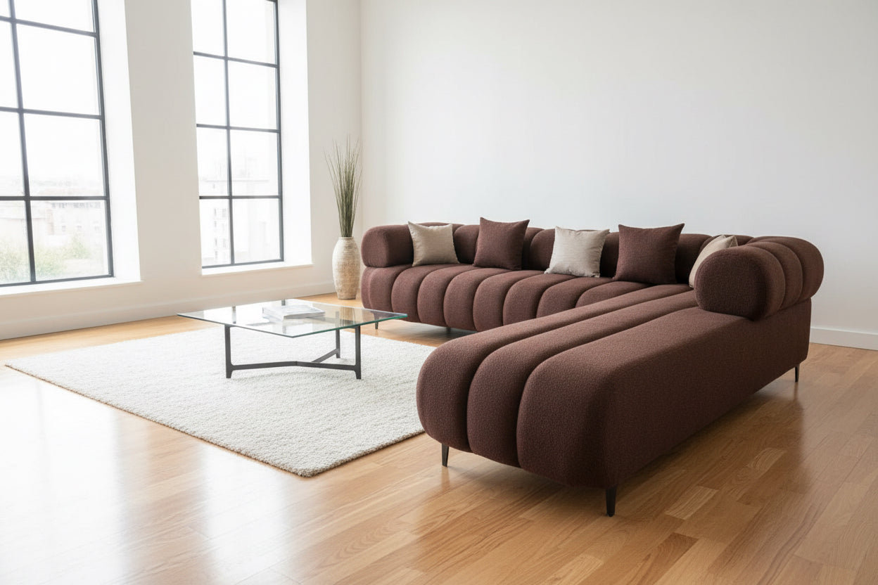 Zilli l shape sofa