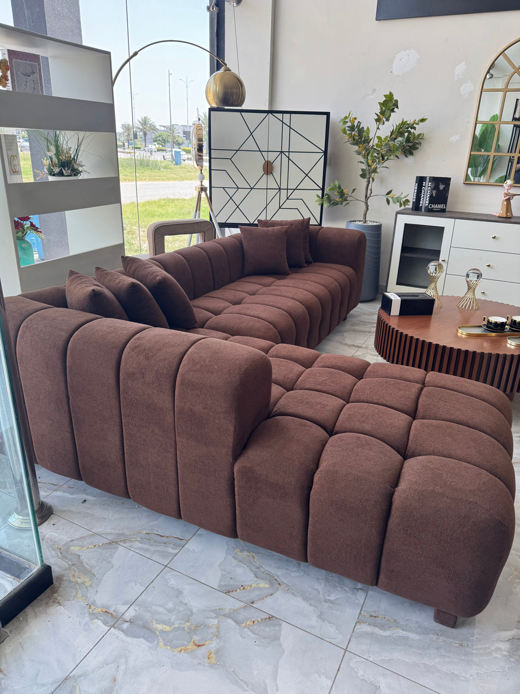 Bear l shape sofa