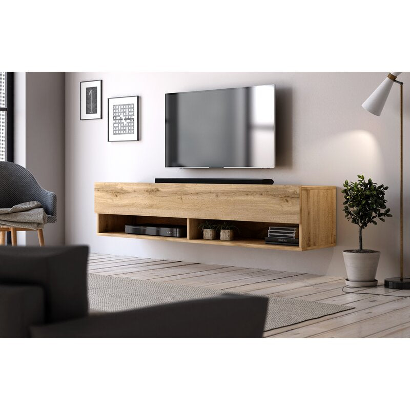 dolton floating tv rack