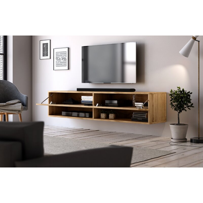 dolton floating tv rack