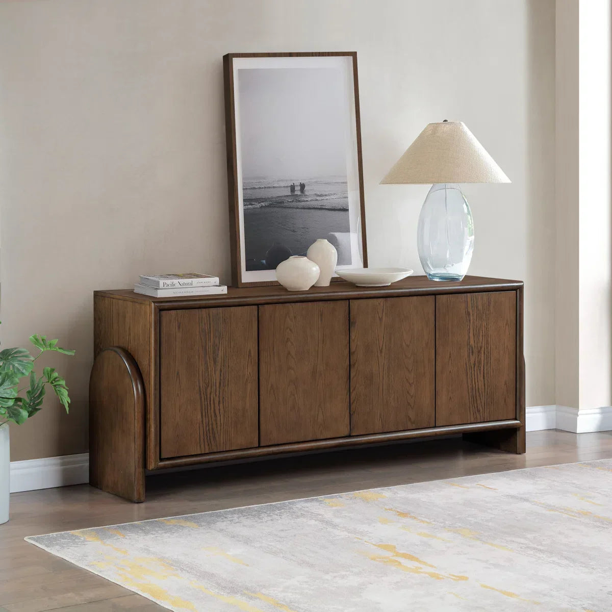 elon ash sideboard