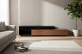 Inside tv rack