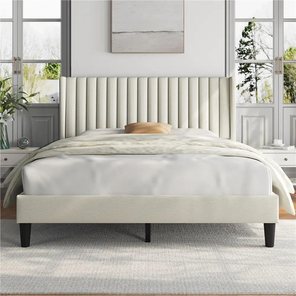 beige poshish bed