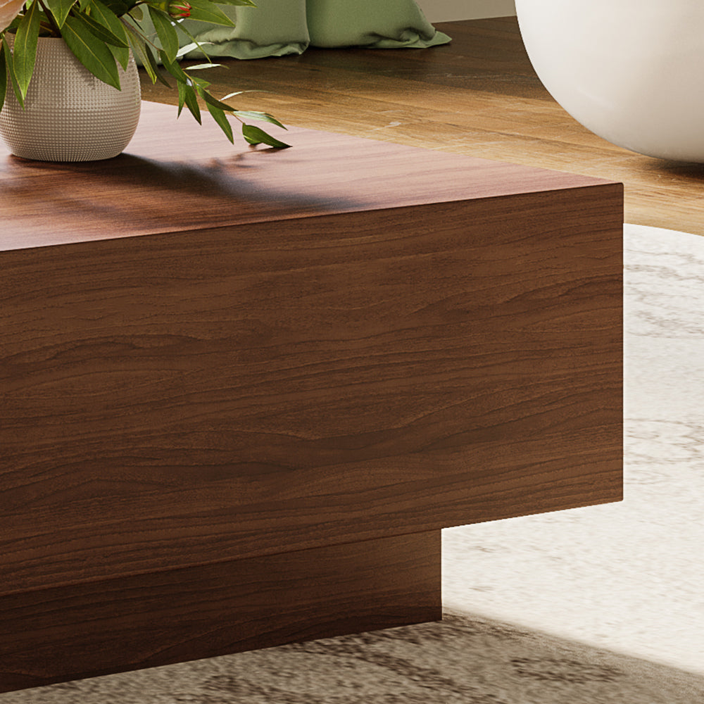 Veneer coffee table