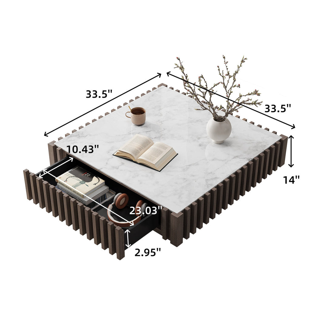 Grille coffee table