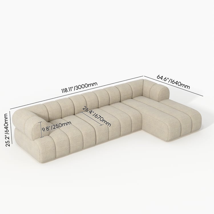 Barlo l shape sofa
