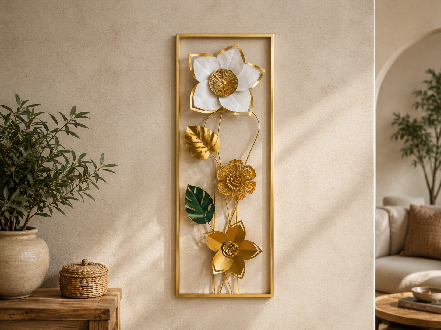 Luxury 3D Metal Wall Art Frame