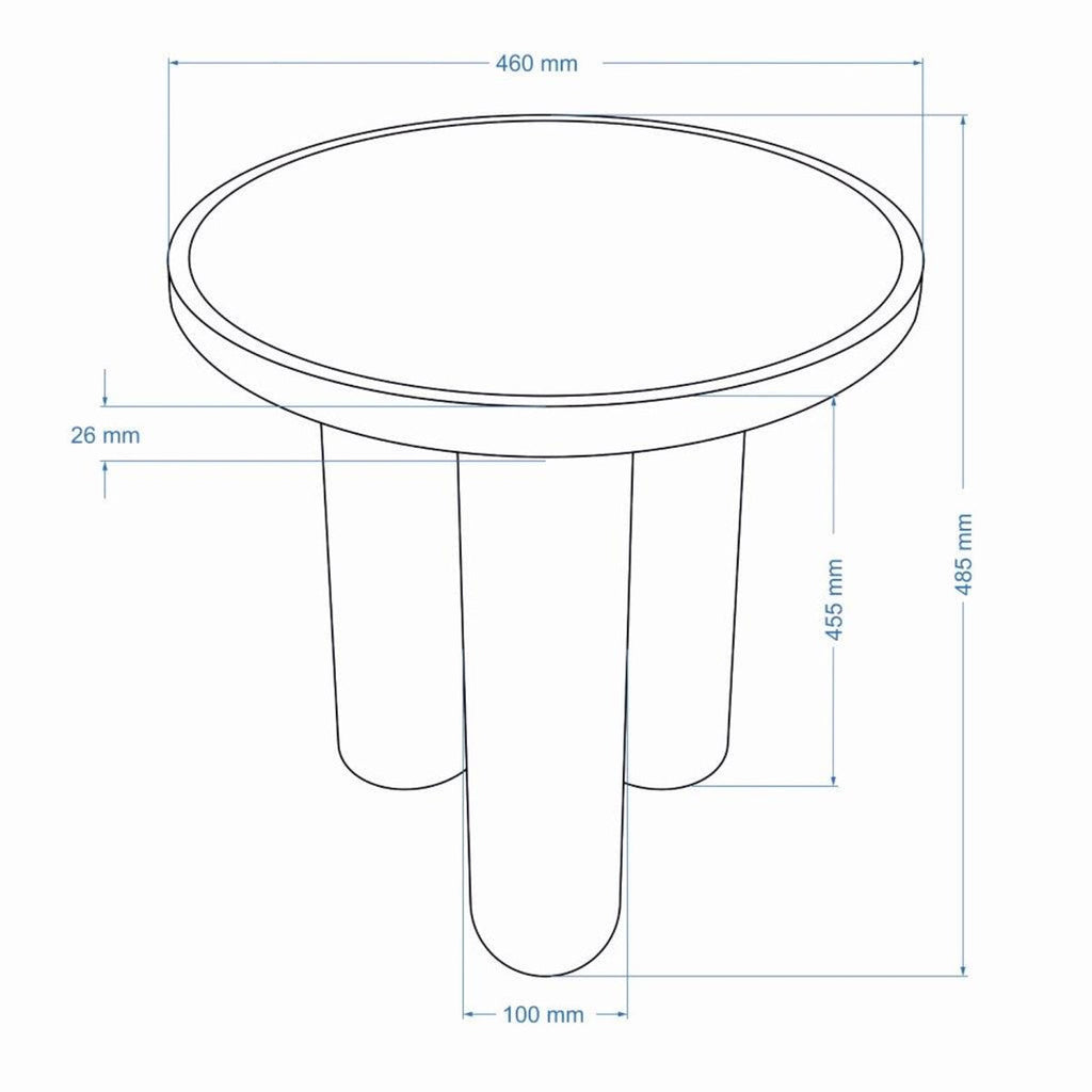 Ishtia high gloss table