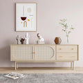 Lorenzo rattan console