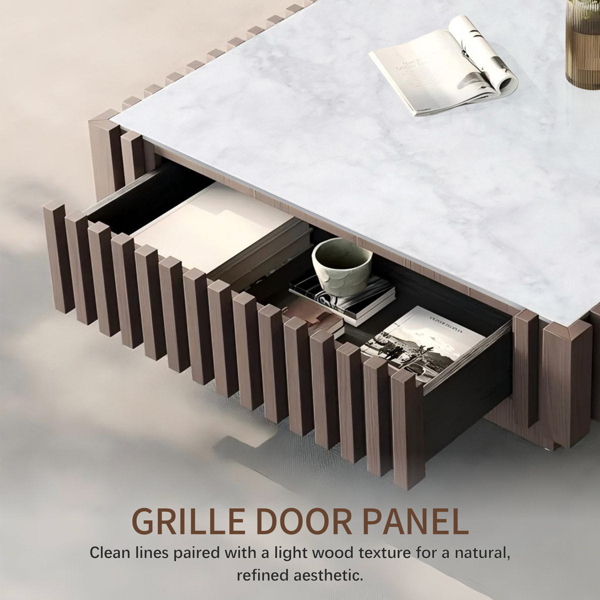 Grille coffee table