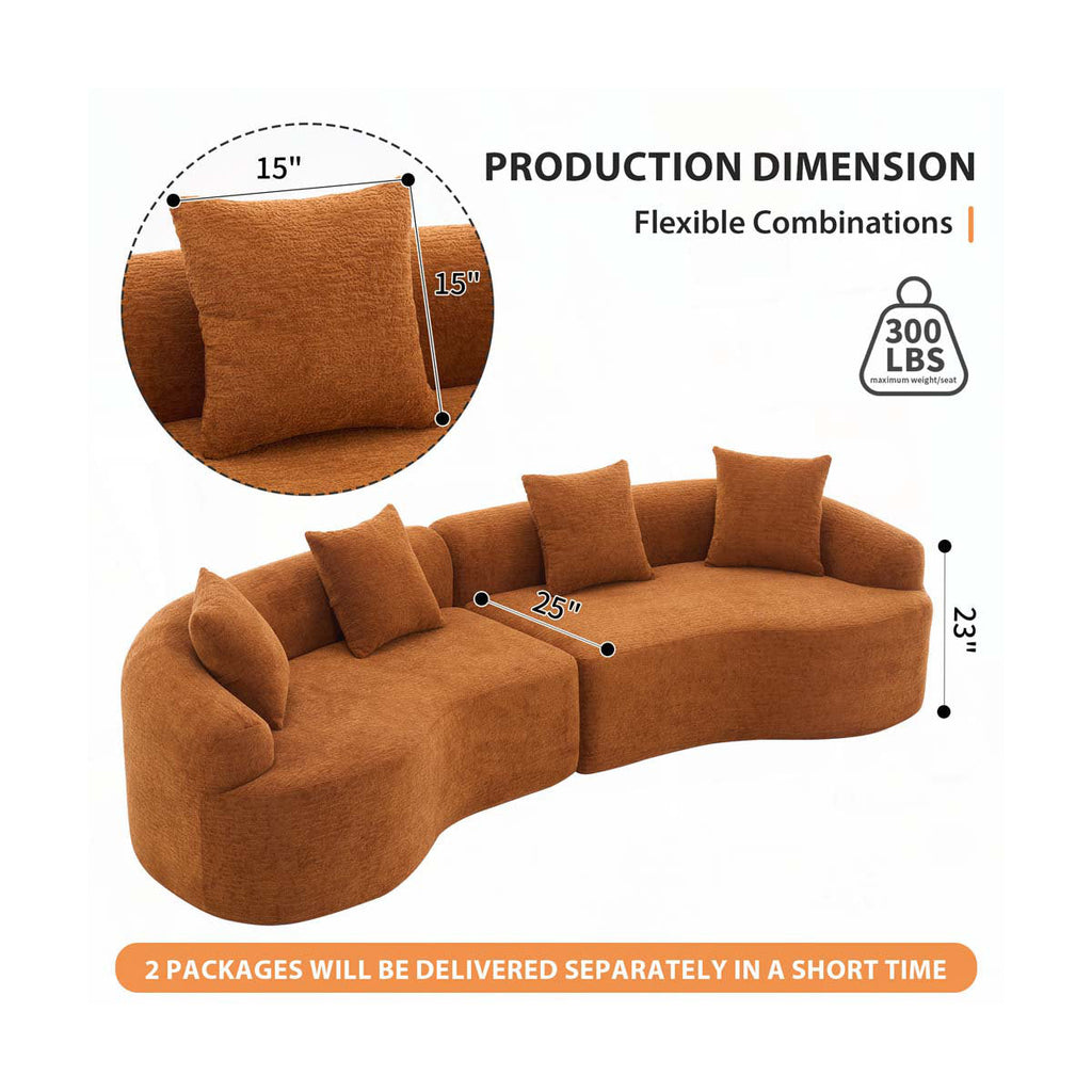 Turtle 5 seater sofa